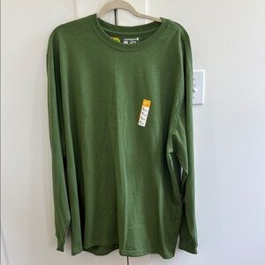Carhartt Green Long Sleeve Tee Classic Crew New With Tags - Size XL